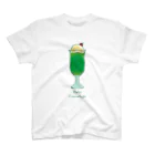 アオフジマキのメロンクリームソーダ Regular Fit T-Shirt