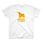 onehappinessのイングリッシュコッカースパニエル　ガーベラ スタンダードTシャツ