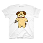 しおひがりの手ドリル犬 Regular Fit T-Shirt