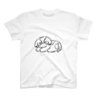 sleepy puppyのすやすや犬 Regular Fit T-Shirt