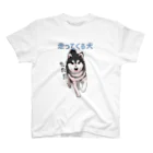 ふんわり本舗の走ってくる犬のTシャツ スタンダードTシャツ