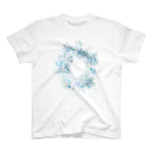 fukurononakaのリース　サックスブルー Regular Fit T-Shirt