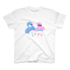 オズマジョの文鳥のぬいぐるみ スタンダードTシャツ