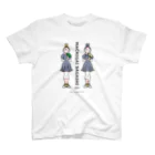 38　サンパチのまちがいさがしシリーズ#02「双子コーデ」　カラーC スタンダードTシャツ