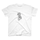 猫の浮世絵・草紙の楽しく踊る幇間猫 Regular Fit T-Shirt