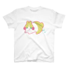 ●mugi to hana●のusacoro-うさぎのうんち-はちわれさん スタンダードTシャツ