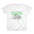 HIDE-KONGの猫の腕枕で眠りたい。 スタンダードTシャツ