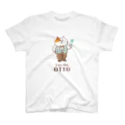 ごろごろにゃんすけのHappy Wedding (オットT) スタンダードTシャツ