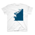 cuuyabowの横浜港　藍色 スタンダードTシャツ