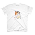 どんぶりやろうの太ったデベソ猫ちゃん スタンダードTシャツ