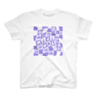 ミジワールドSUZURIショップのくねくね Purple スタンダードTシャツ