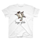 Hanagara animal cafeのSugar glider スタンダードTシャツ