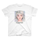 CryptoArtholic BRANDのCrypto Girl Sky #062 Regular Fit T-Shirt