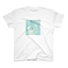 天宮エリカのフルイド ブルー Regular Fit T-Shirt