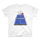liluneco_shopのりるねこ　卓球 スタンダードTシャツ