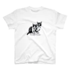 みならい屋の猫&猫（Hachi&Totoro） Regular Fit T-Shirt