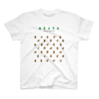 まろぽけっとの古墳とはにわ（ドット絵） スタンダードTシャツ