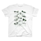 北村ハルコのカモカモ軍団(濃い緑) Regular Fit T-Shirt