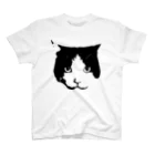 ハチワレちゃんのハチワレ猫　モノクロ01 Regular Fit T-Shirt