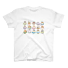 ゆるいぞ！はむはむちゃんのおみせの夏のはむちゃんたち Regular Fit T-Shirt