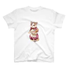 千秋薫オリジナルshopの猫のお母さん スタンダードTシャツ
