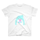 べあ🧸‪🍼のゆるふわーず♡いるか スタンダードTシャツ