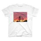 ukuleleleのsunset, my town スタンダードTシャツ