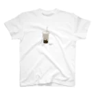 ai's T-shirt shopのタピオカほうじ茶ミルクティーTシャツ Regular Fit T-Shirt