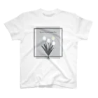 rilybiiのgrayish color × white × charcoal ×  tulip bouquet スタンダードTシャツ