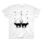 紅天本舗の猫に魅了される＊黒 Regular Fit T-Shirt