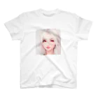 CryptoArtholic BRANDのCrypto Girl Red Eye #066 Regular Fit T-Shirt