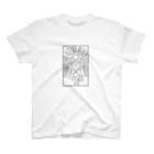 chicodeza by suzuriのライオンの線画マーク Regular Fit T-Shirt