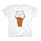 猫又ヨウのおみせやさんの溶け猫アイス Regular Fit T-Shirt