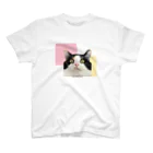 三毛猫の朝と黒猫の夜@好奇心倶楽部の朝は宇宙人と交信中 Regular Fit T-Shirt