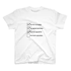 n-dのvaccination 3/4 （ワクチン3回目接種済み） スタンダードTシャツ