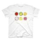 沖縄デザイン屋 nicoの[008]沖縄フード断面図Tシャツ スタンダードTシャツ