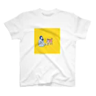 柴犬ポップライフ_眠る豆柴の柴犬ポップライフ_6 スタンダードTシャツ