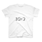 じろう㌨🈂のIQ：3 スタンダードTシャツ