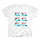 LaLaLa KIDS Creators' Shopの【KOKI】引っ張ってる犬　ひっくん　または　いっぱいいる犬 Regular Fit T-Shirt