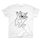 dara24の猫のダラ スタンダードTシャツ