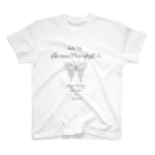 植物セラピーあろあろのButterfly / worker’s design Regular Fit T-Shirt