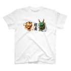 HIROMITSU-MASKの龍虎　Dragon and Tiger スタンダードTシャツ