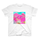 CHURY ELIOT🍟のPink Mountains スタンダードTシャツ