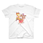 ❀花狐庵❀-HanaKoAn-の❀花狐庵❀ "FlowerFox❀" Regular Fit T-Shirt