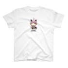ぐだらじ オフィシャル・グッズ通販のぐだらじ子と黒猫 Regular Fit T-Shirt