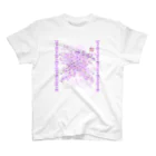 ❀花狐庵❀-HanaKoAn-の「花籠」Series * butterflyhearts スタンダードTシャツ