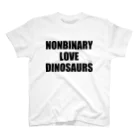 new syrupのNONBINARY LOVE DINOSAURS Regular Fit T-Shirt