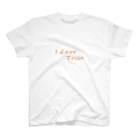 ミラくまのI LOVE Tribe　文字色 Regular Fit T-Shirt