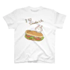 たちばなまおのサンドイッチ美味しいＴシャツ スタンダードTシャツ