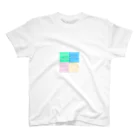 neboworksのなんか読み取れそうなシカク スタンダードTシャツ